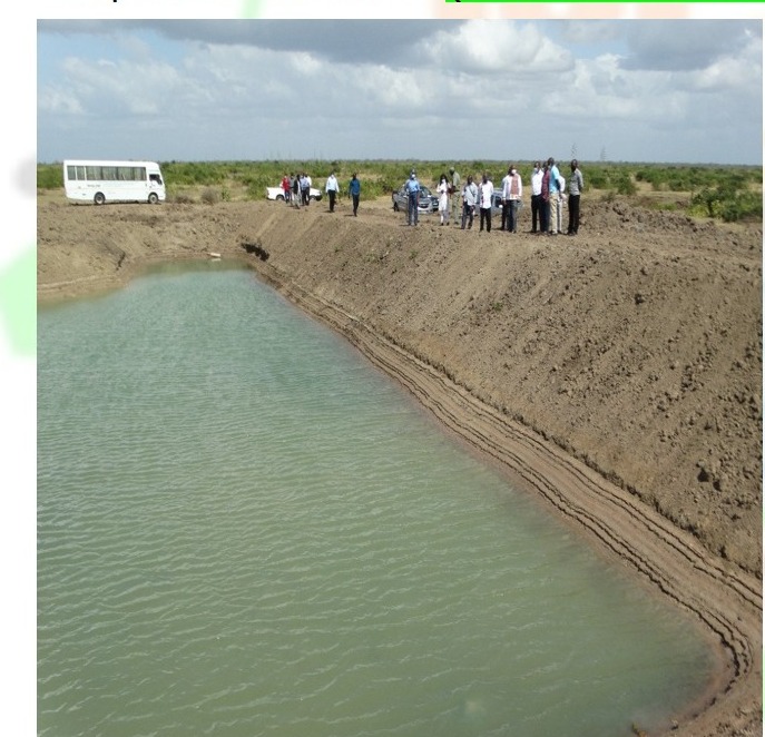 Visita técnica à Represa II do ISPG junto ao canal de rega
